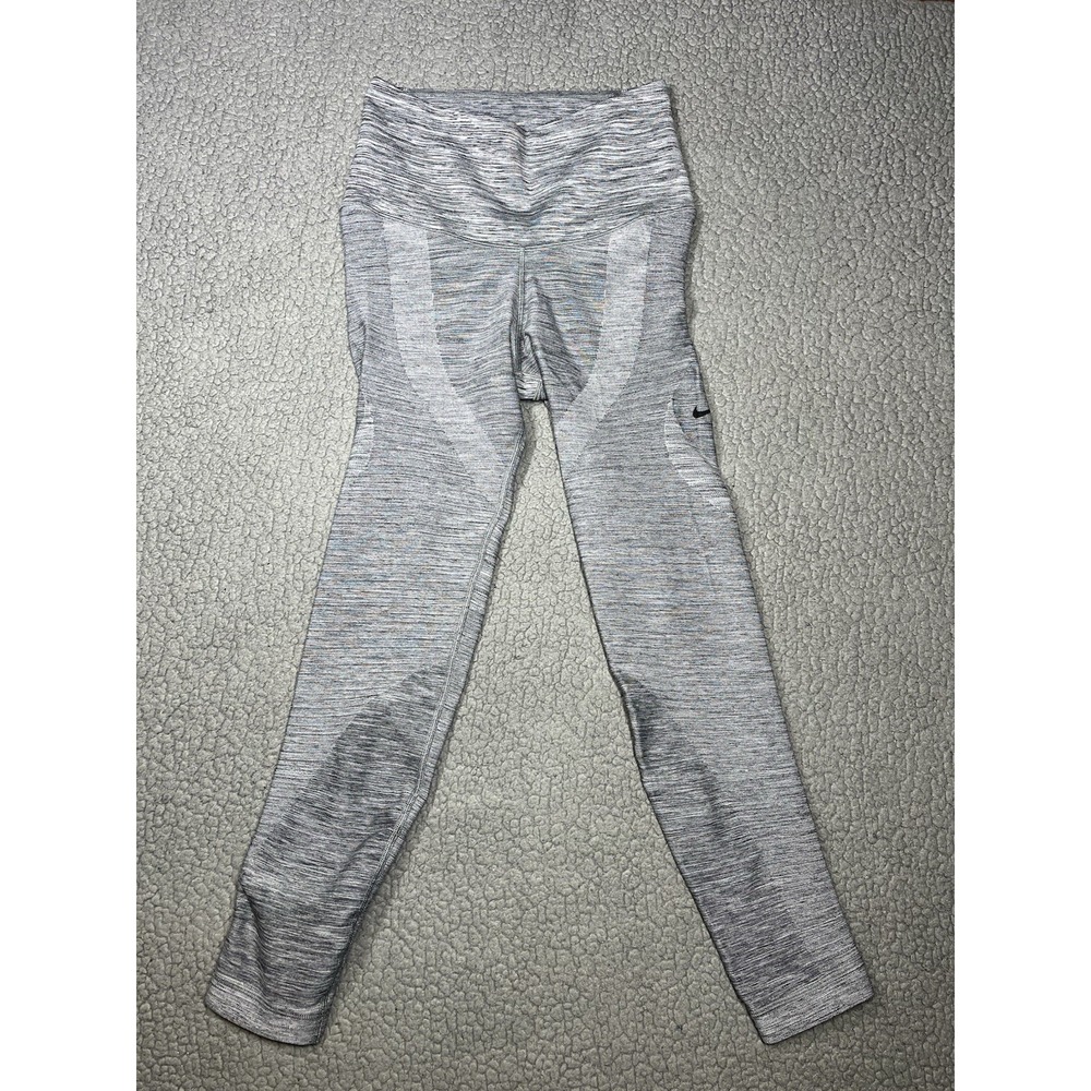 Nike Sculpt Lux Tight Women Running Full Length Pants SMALL Grey 941634-010